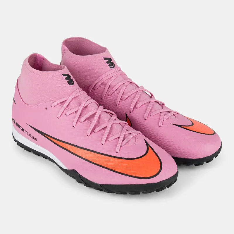 نايكي حذاء كرة القدم ميركيوريال سوبرفلاي 10 أكاديمي ترف جراوند هاي-توب للرجال